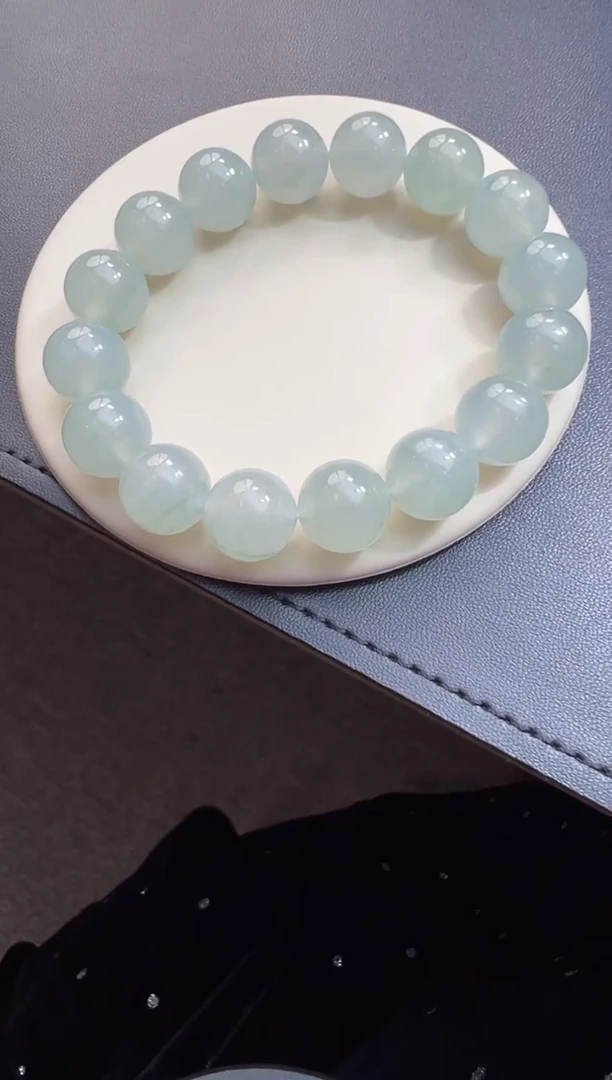 未镶嵌手串翡翠12.5mm单圈