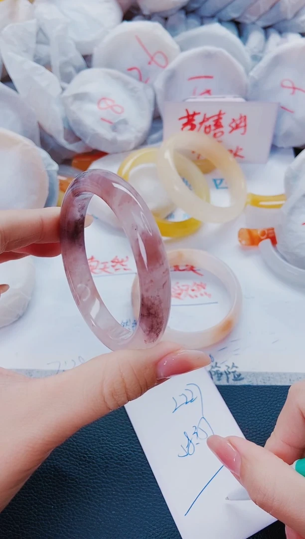 石英质玉手镯未镶嵌L227-57-58