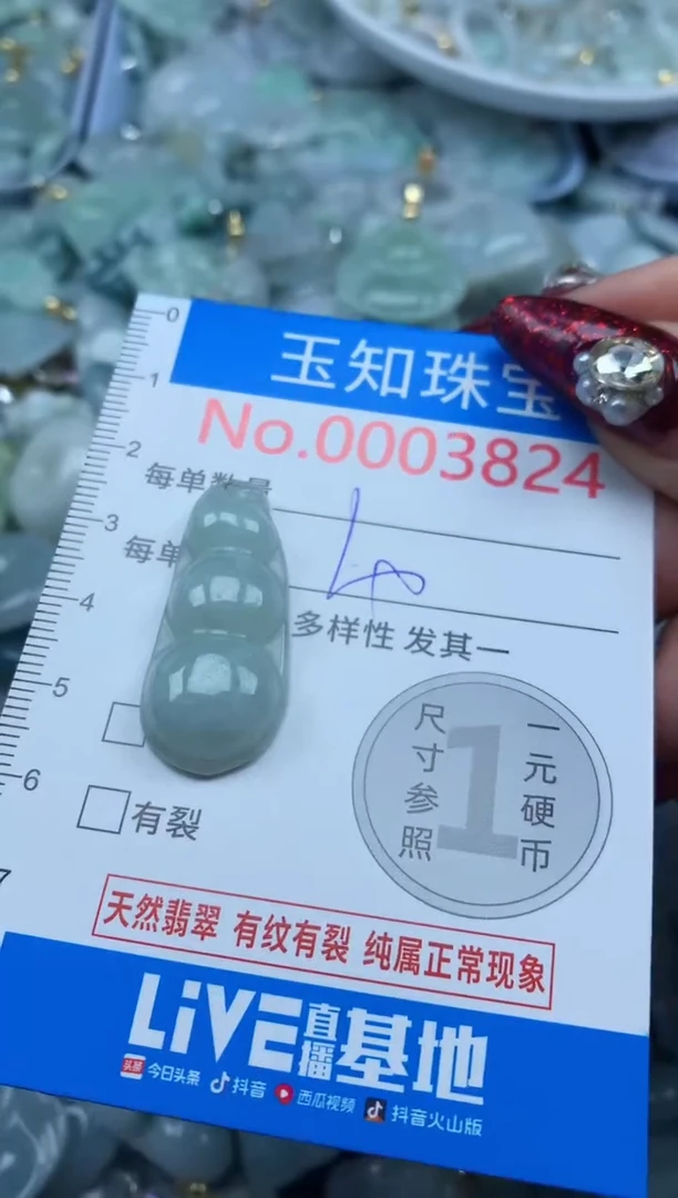 吊坠(不含链)未镶嵌翡翠3824