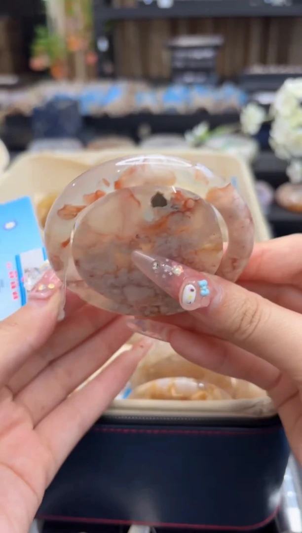 未镶嵌手镯石英质玉133(54圈赠送镯心)