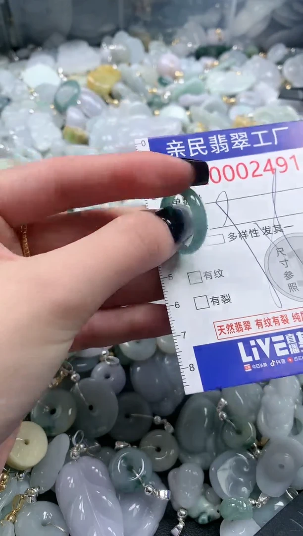 翡翠未镶嵌吊坠(不含链)2491