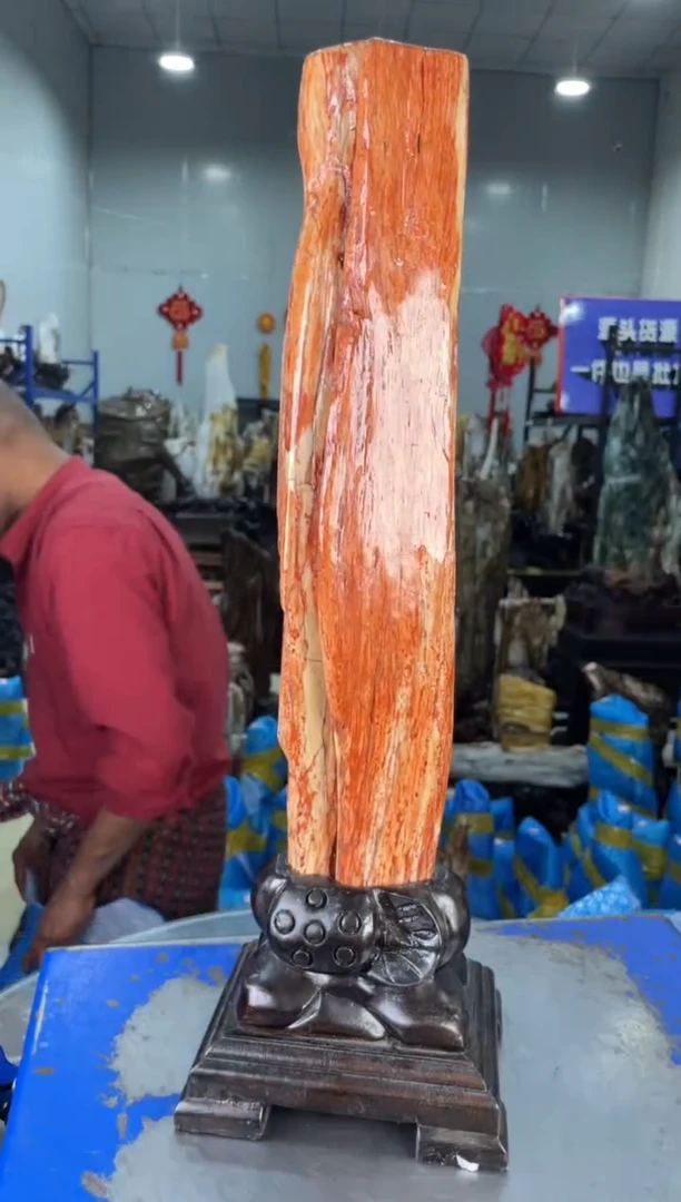 【闪购商品】硅化玉摆件未镶嵌23