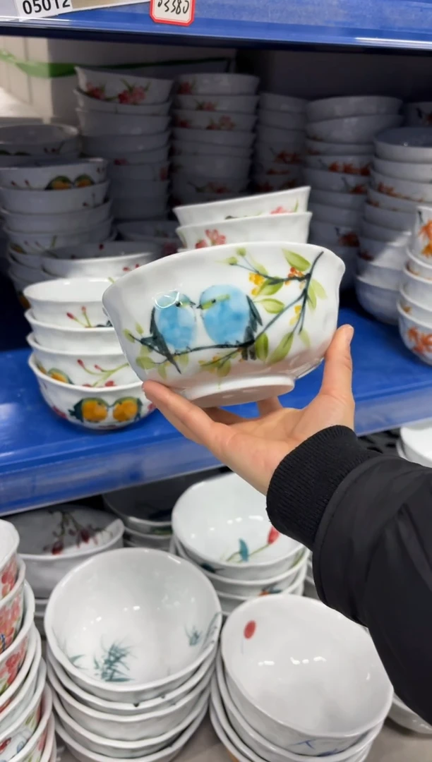 景德镇手绘釉中彩（食品级）捏捏碗