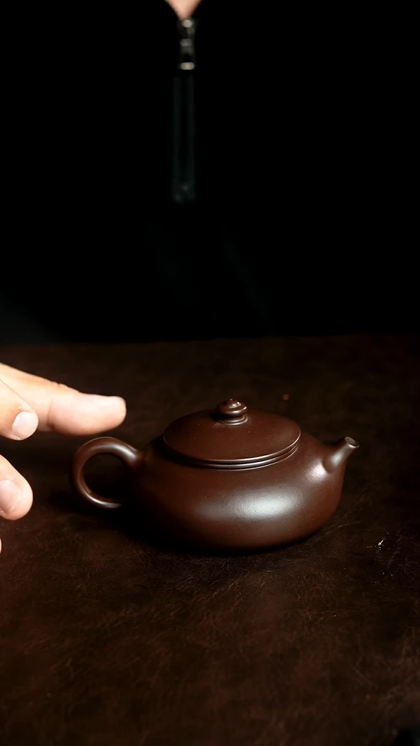 茶壶紫砂宜兴原矿紫砂寒江