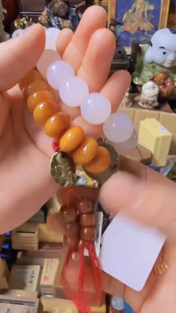 回流直播间手把件瓷器