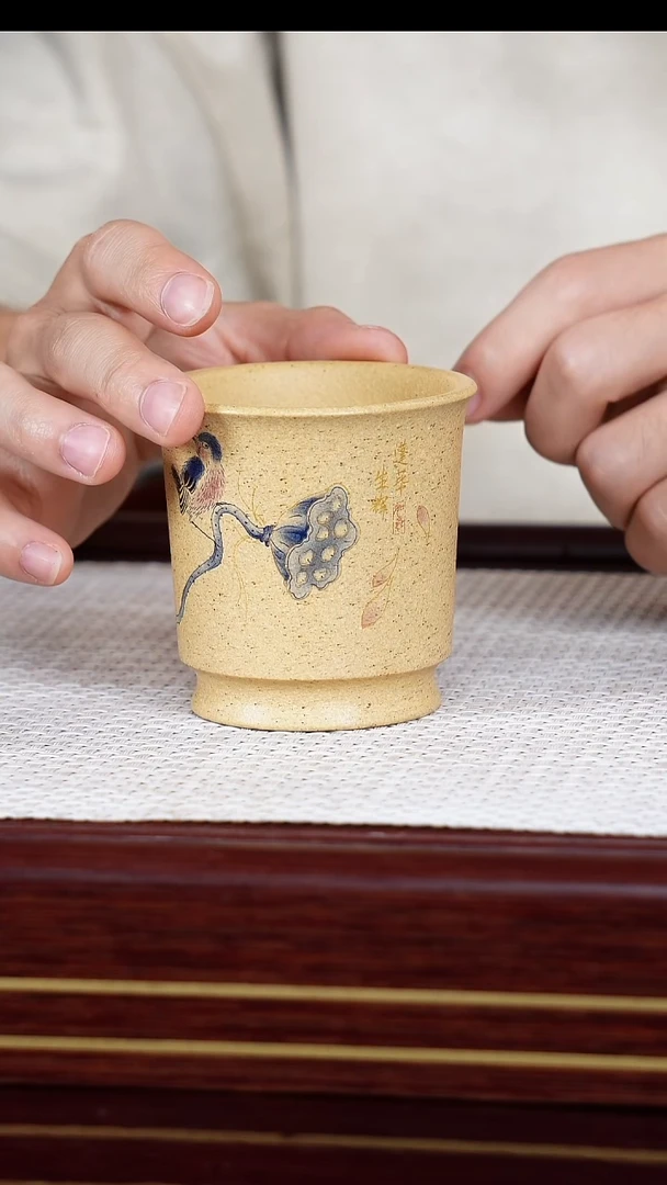 茶杯紫砂宜兴原矿紫砂主人杯