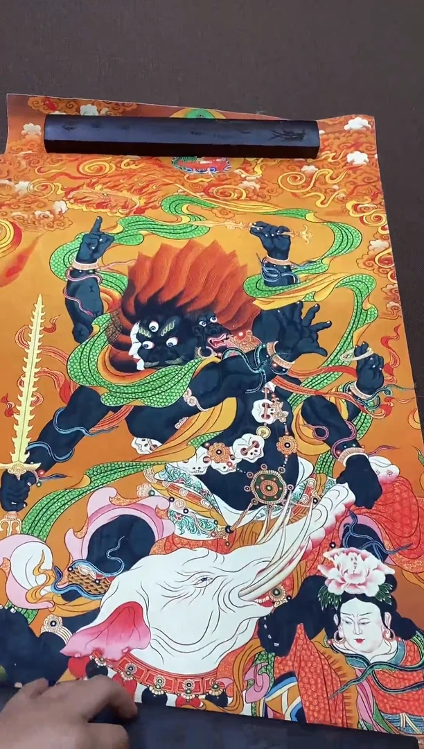 卷轴画精品挂饰 唐卡tk16031