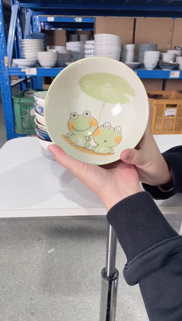 陶瓷青蛙 5.5英寸大碗