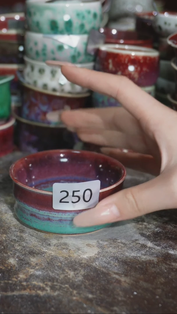 摆件精品窑变钧瓷茶器