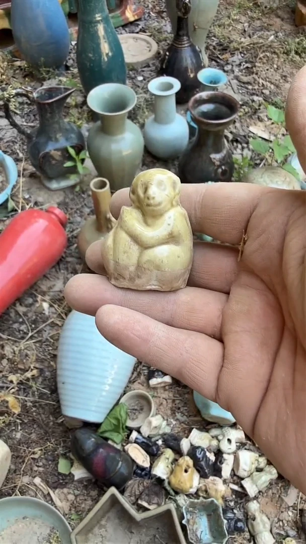 瓷片瓷器摆件 瓷器摆件