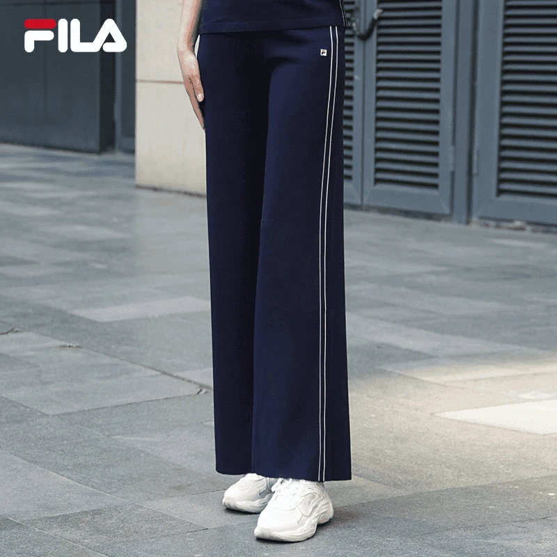 Fila/斐乐女子【 显瘦垂感阔腿裤 】夏休闲百搭直筒长裤F51W533601F