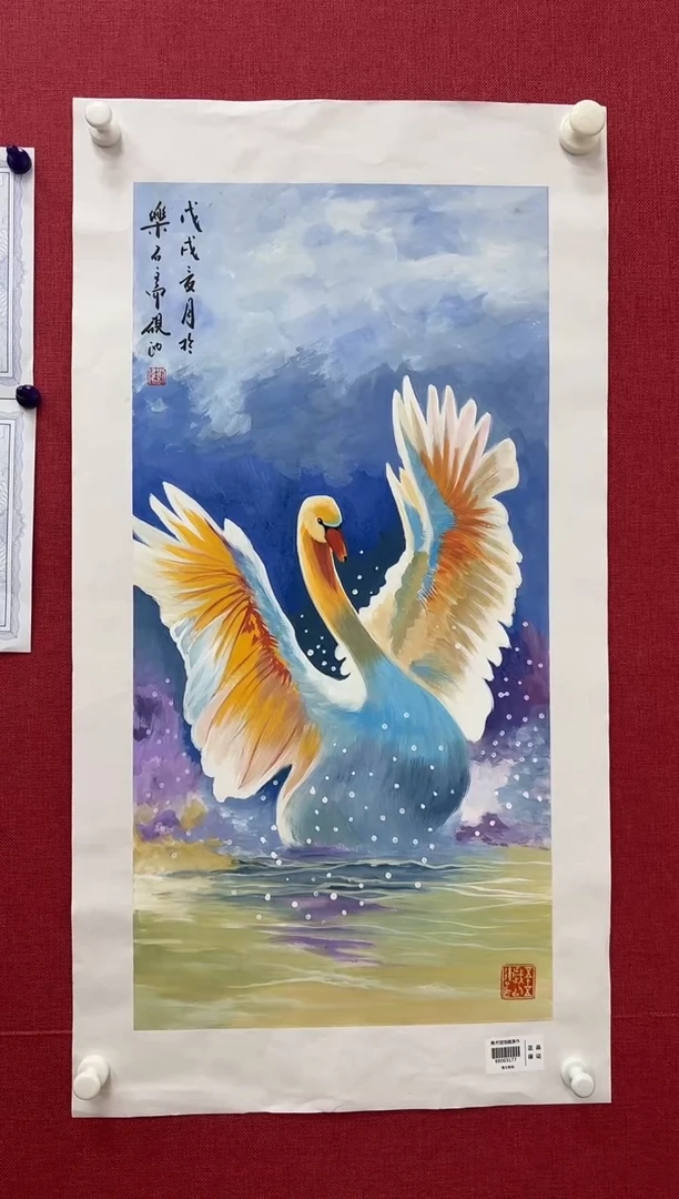 国画刘伟老师2pc花鸟作品