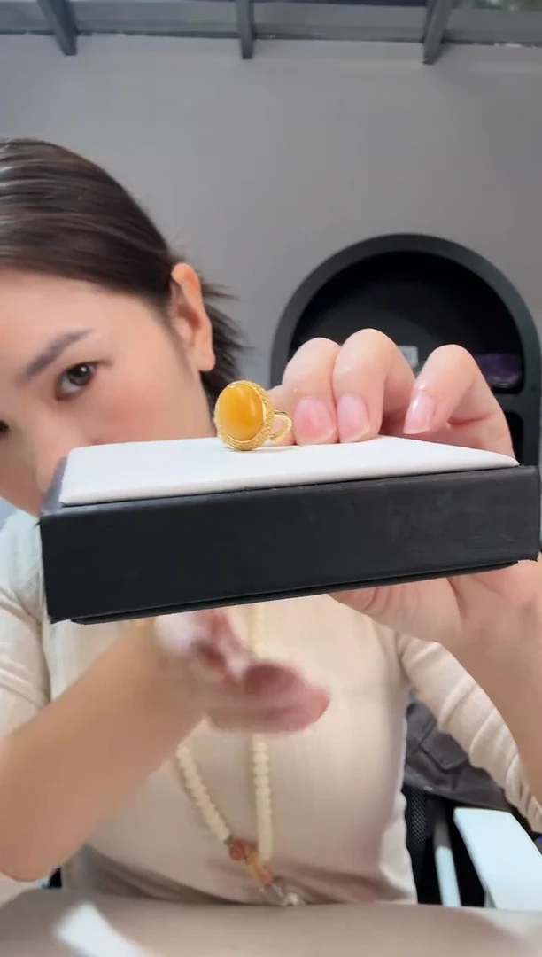 未镶嵌蜜蜡戒指优3299 多样性发一件