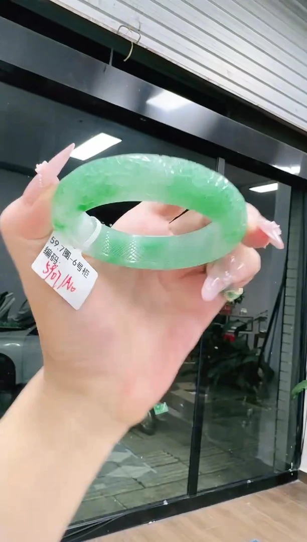未镶嵌1石英质玉（非洲翠）龙****芳/0817-60