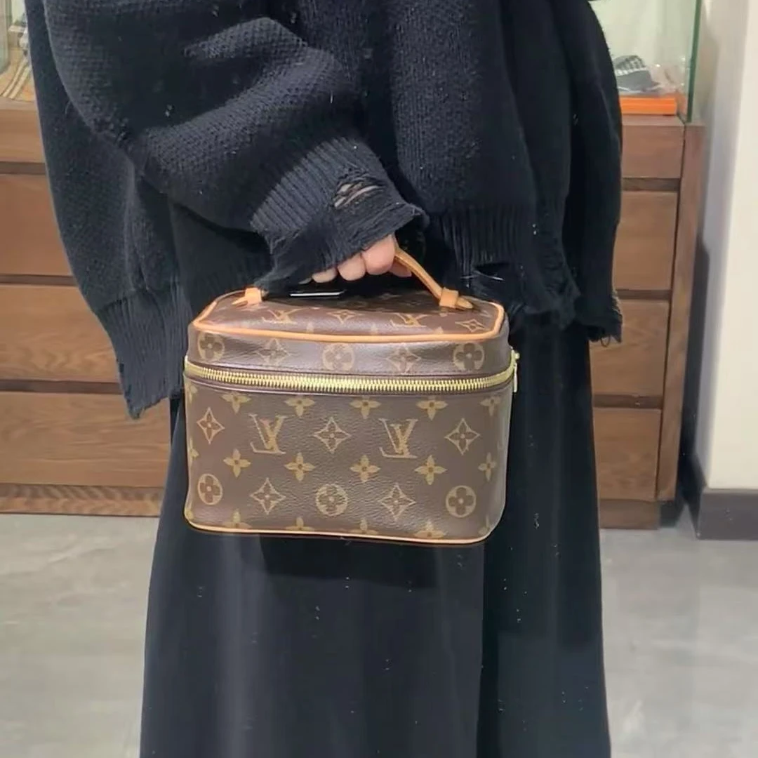 95新 LouisVuitton/路易威登 坤球奢选 lv化妆盒手提包