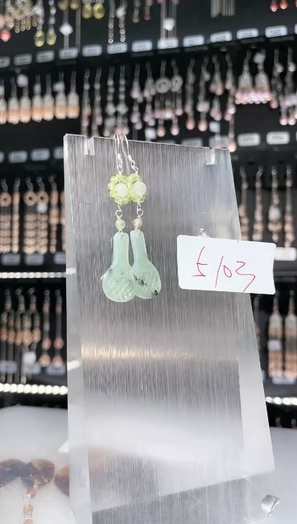 【闪购商品】紫晶耳饰银S925镶嵌喜欢拍