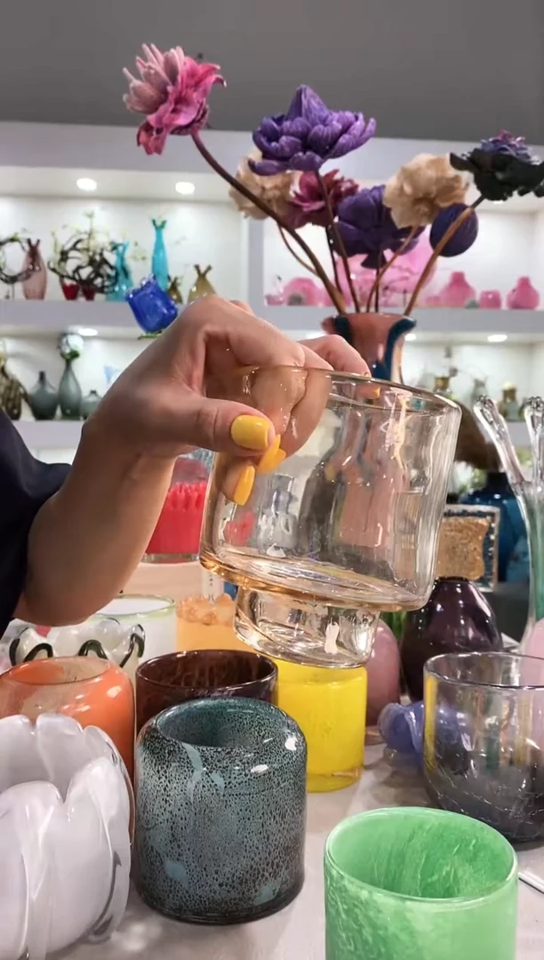 慕忆家手作琉璃花瓶