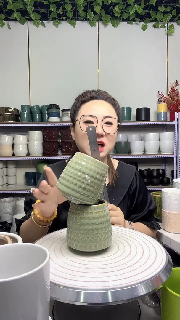 陶瓷花盆默认打孔宽高7.5-10两个