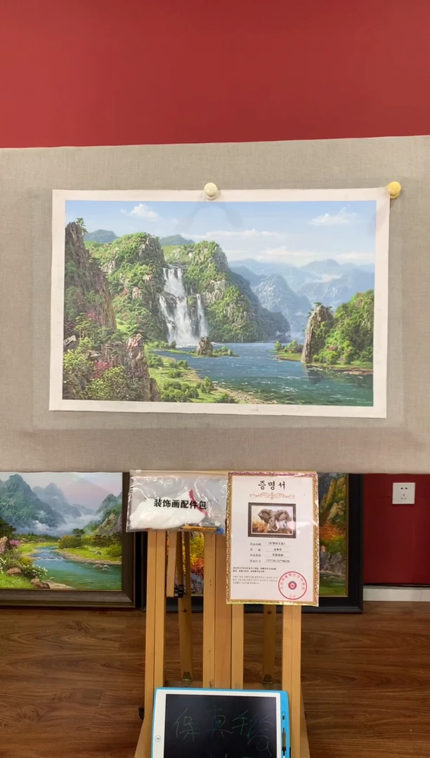 油画【30号】朝鲜原创手绘油画【功勋Ⅰ级画家丨孤品佳作】【顺丰包邮】