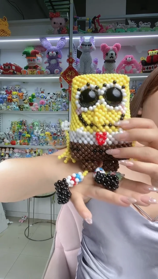 玻璃1613卡6糖果珠海绵宝宝材料包1套