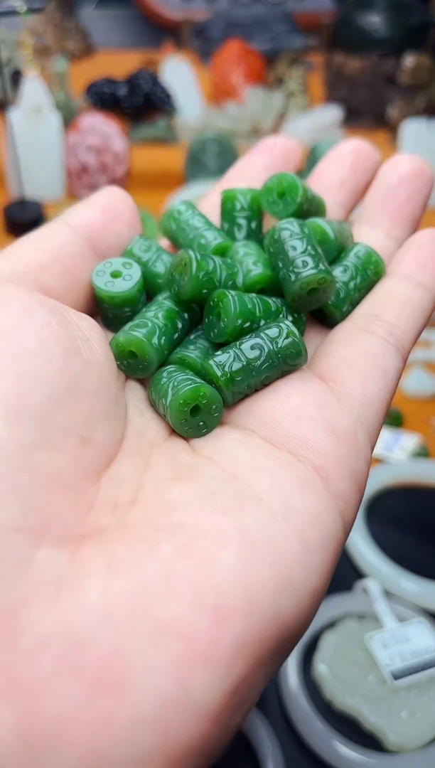 【闪购商品】和田玉颈饰未镶嵌桶珠多样性拍一发一01