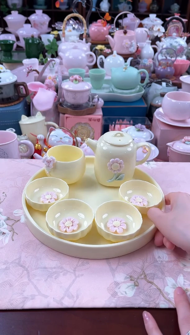 瓷片茶具：库存仅剩1件