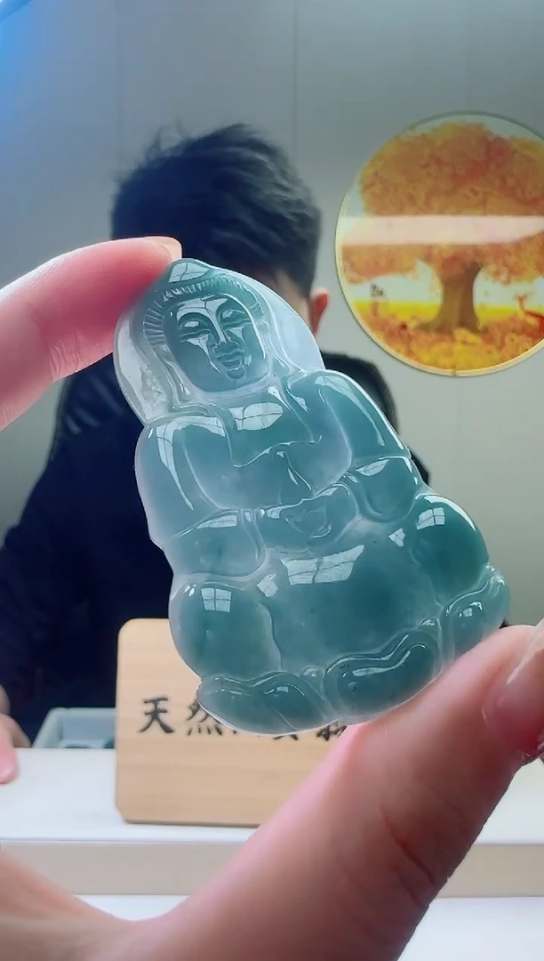 颈饰未镶嵌翡翠天然A货翡翠  多样性随机发其一