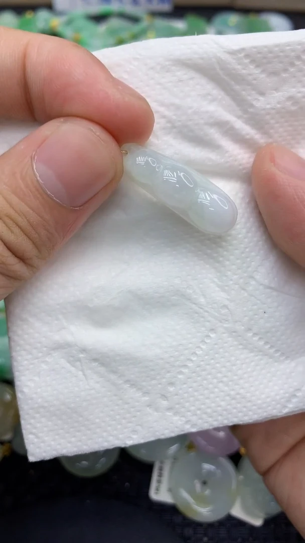 颈饰未镶嵌翡翠天然缅甸A货翡翠