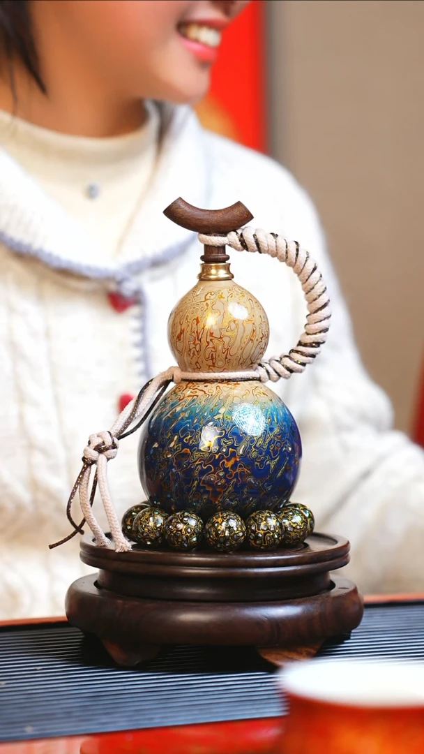 【闪购商品】JR132大师姐臻选非遗大漆酒葫芦