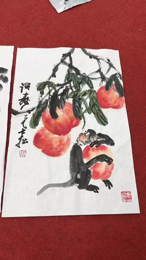 国画周大拙/国画/花鸟