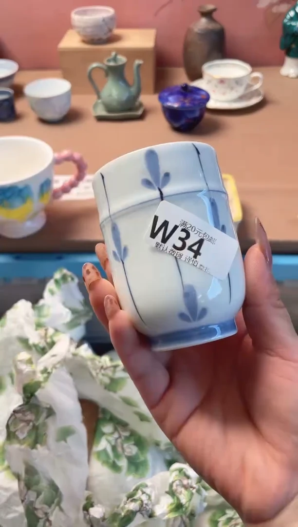 瓷片孟瓷器瓷器W34