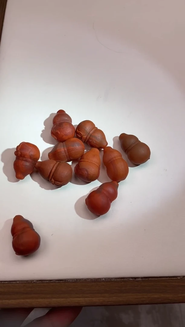 吊坠(不含链)未镶嵌南红玛瑙葫芦无孔1个（多样性发一）