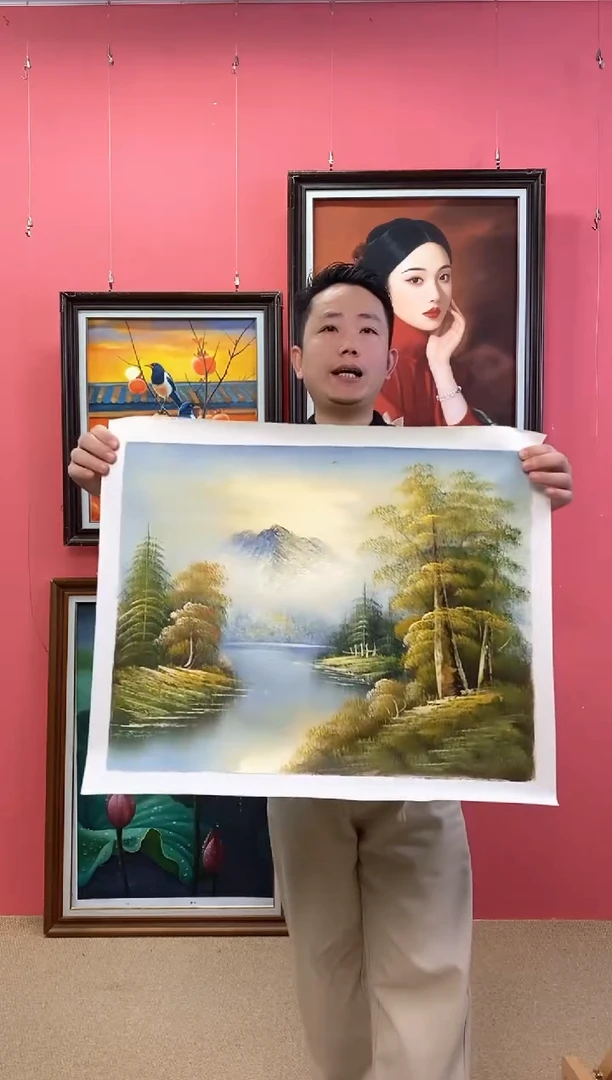 油画墨*尺寸40*50画芯（不含框）