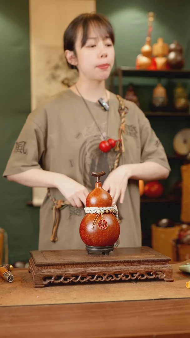 295号精品天然大漆酒葫芦一物一拍~