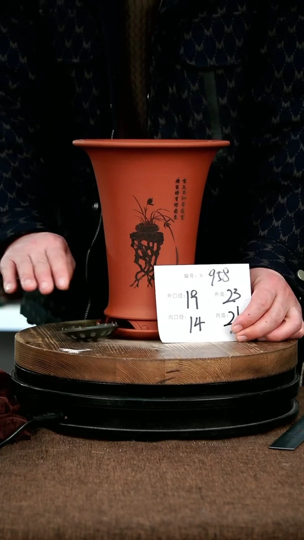 【闪购商品】紫砂花盆958+z宜兴紫砂花盆