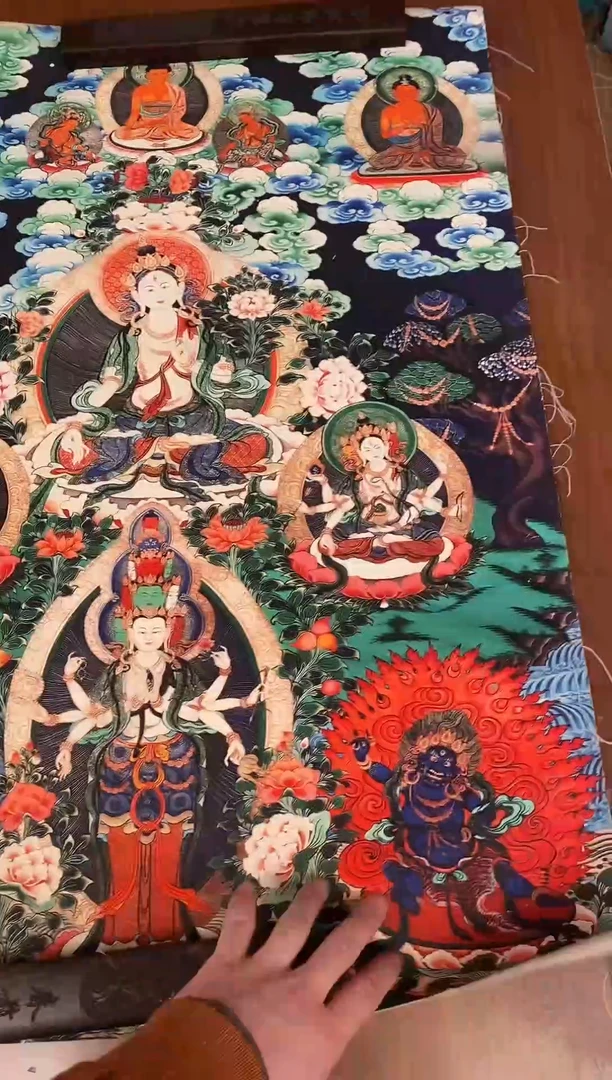 装裱画精美唐卡tk16050