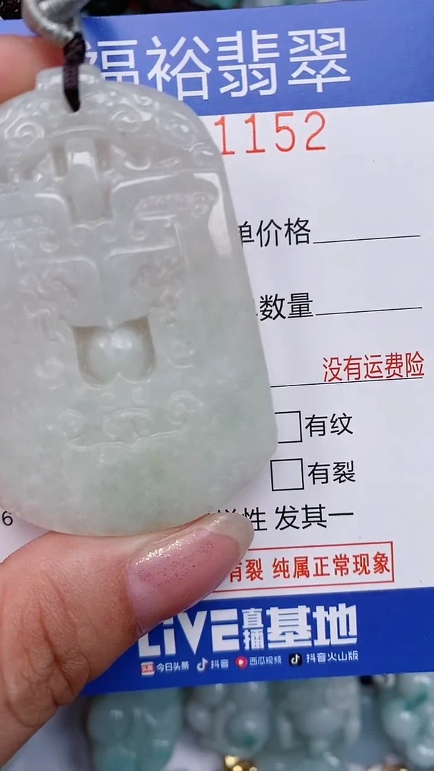 翡翠未镶嵌颈饰...0001152