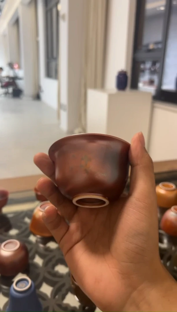 36柴房陶瓷柴烧主人杯