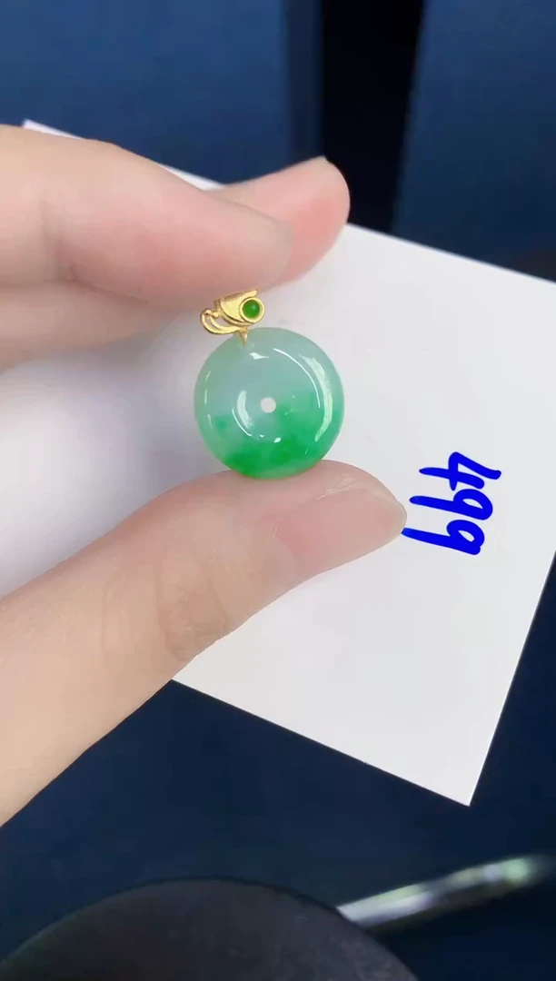 颈饰未镶嵌翡翠天然翡翠缅甸A货