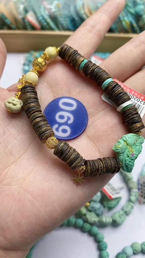 【闪购商品】绿松石手链银S925镶嵌690