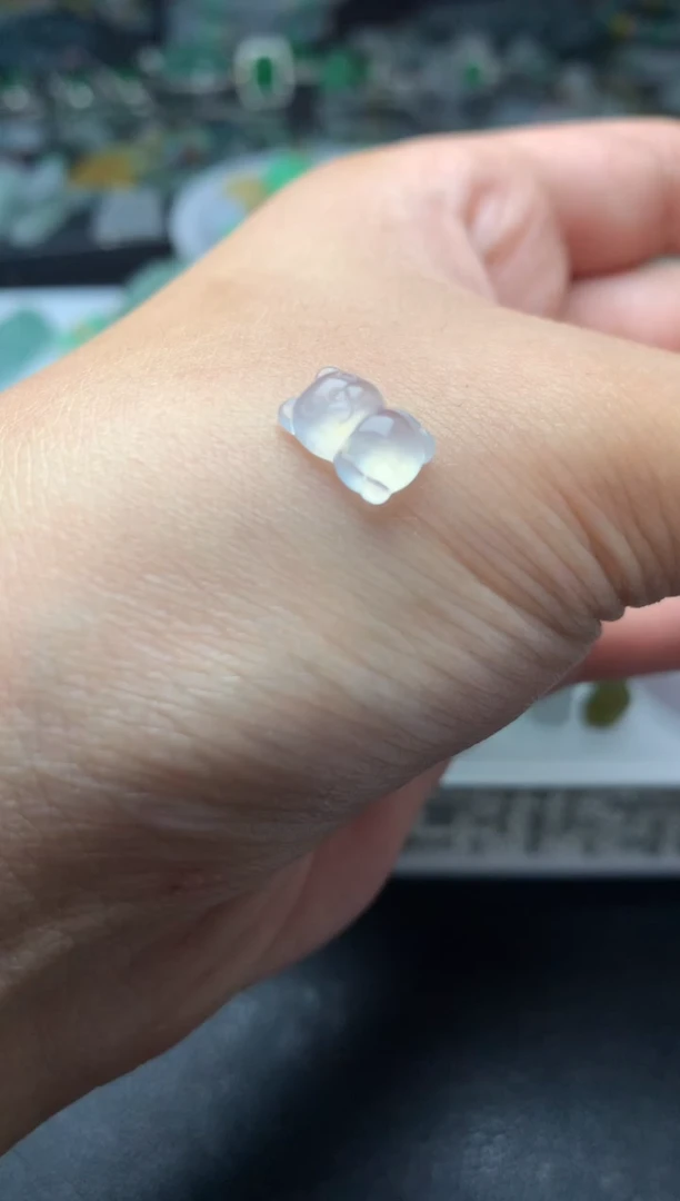 定制翡翠未镶嵌毛货