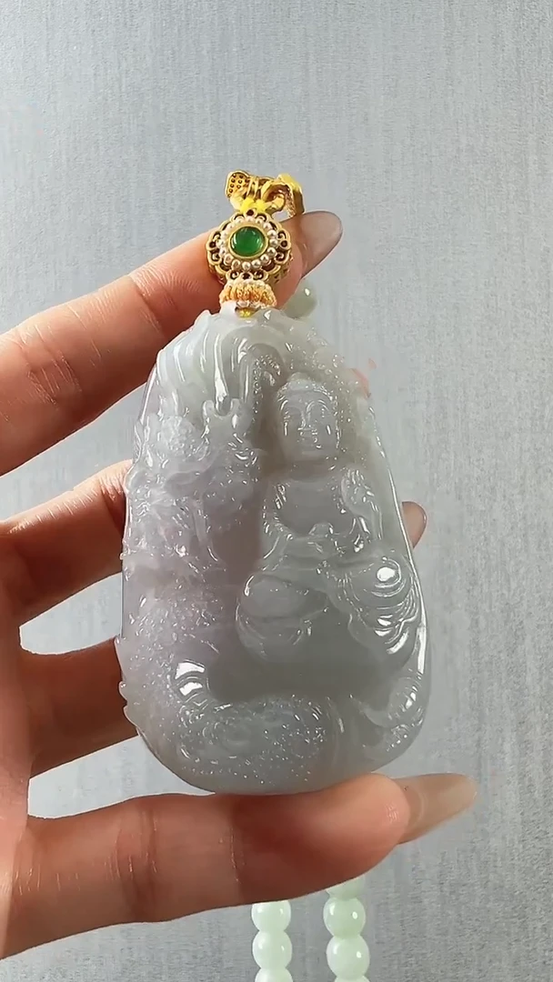 颈饰未镶嵌翡翠阿弥陀佛