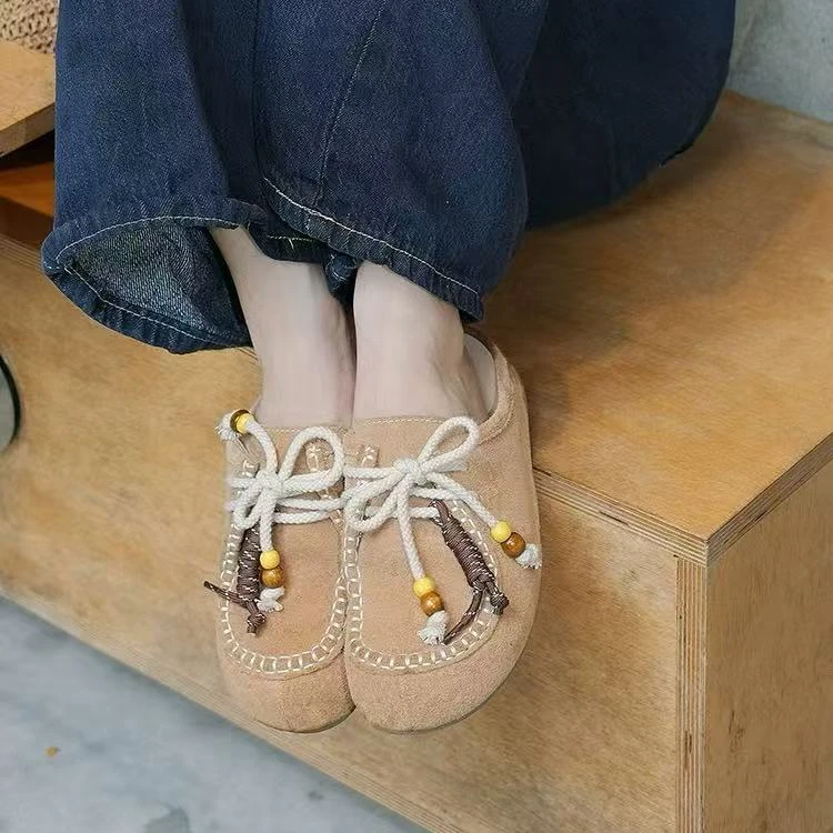 【热风商场专柜同款】热风复古勃肯鞋2025年秋季包头拖鞋H15W25302