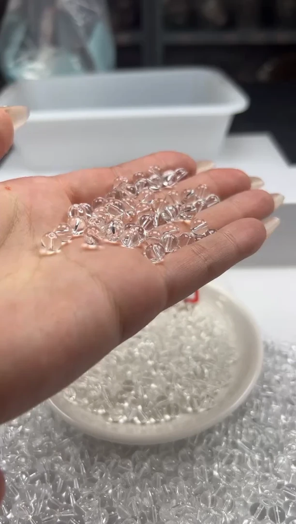 未镶嵌颈饰水晶w928白水晶6mm*50颗