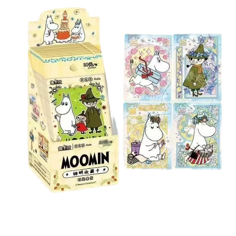card.fun/集卡社【拆盒】Moomin姆明时光来信收藏卡牌姆明