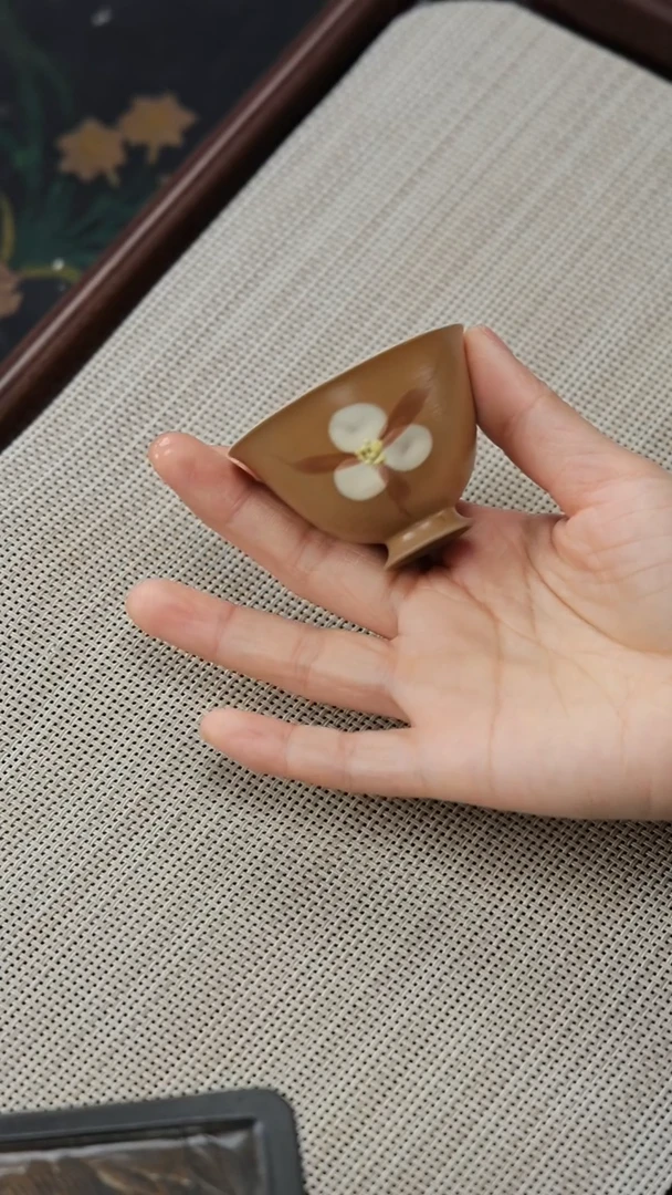 茶壶紫砂木棉花主人杯单只