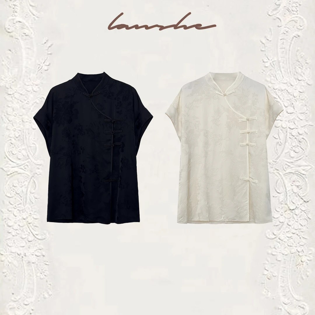 柒熹坊· 秋小姨推荐 定制盘扣新中式衬衫Z