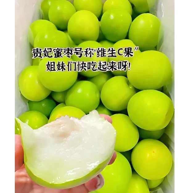 正宗牛奶贵妃枣广东青枣苹果嘉宝果甜枣新鲜水果大青枣现摘现发