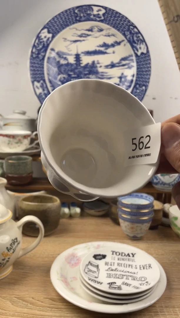 琉璃手工艺品562海外回流瓷器，默认微瑕