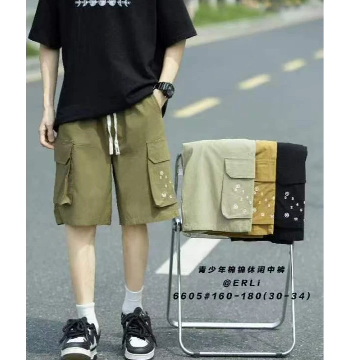 6608高端专享夏款休闲短裤黑色